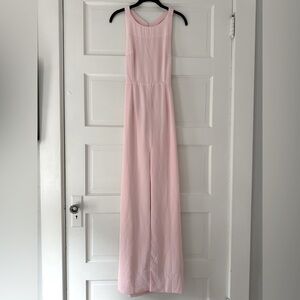 NWT White Fox pink dress with cross button back.